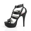 Pleaser Pink Label - TEEZE42W Hoge hakken - Zwart Product image